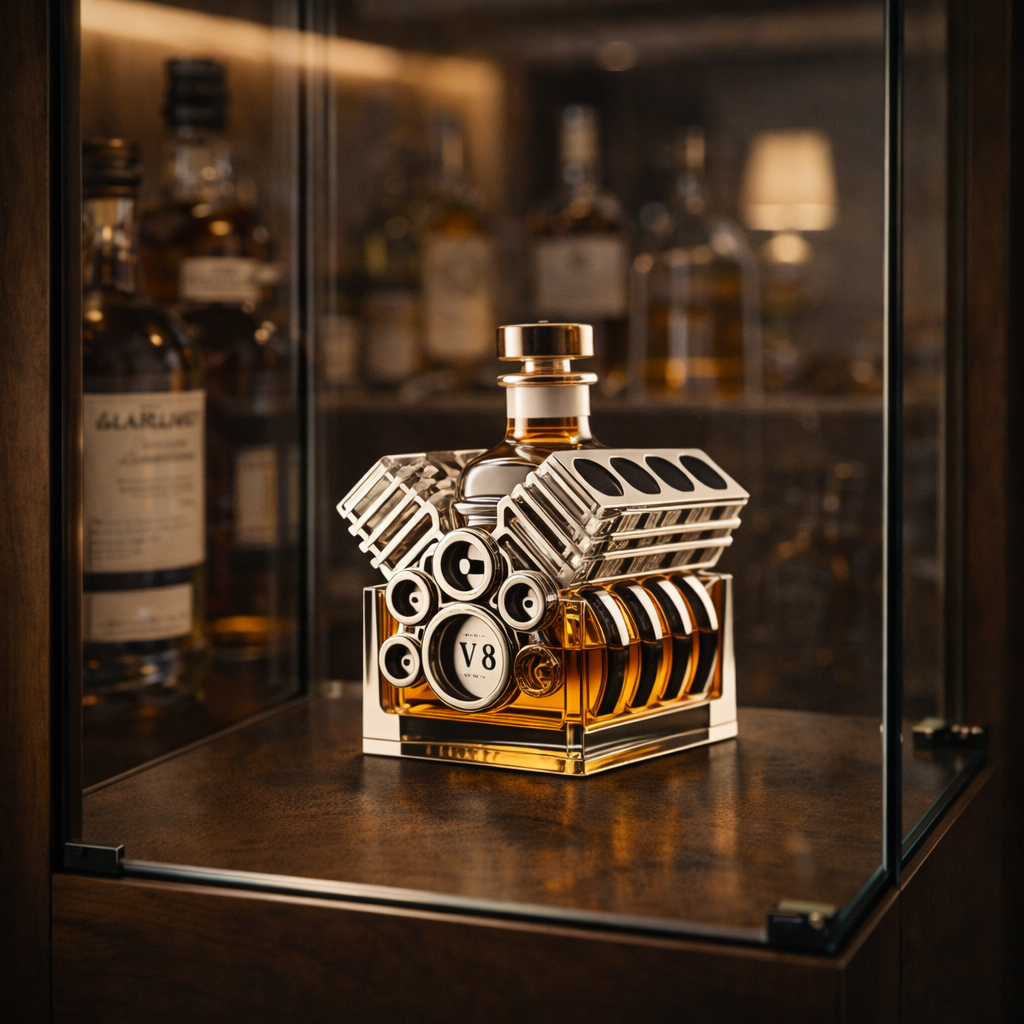 Whisky Decanter – V8 Engine Edition