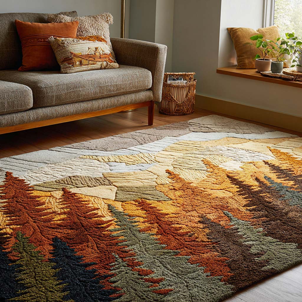 Autumn Pines Area Rug NCU0NT10272