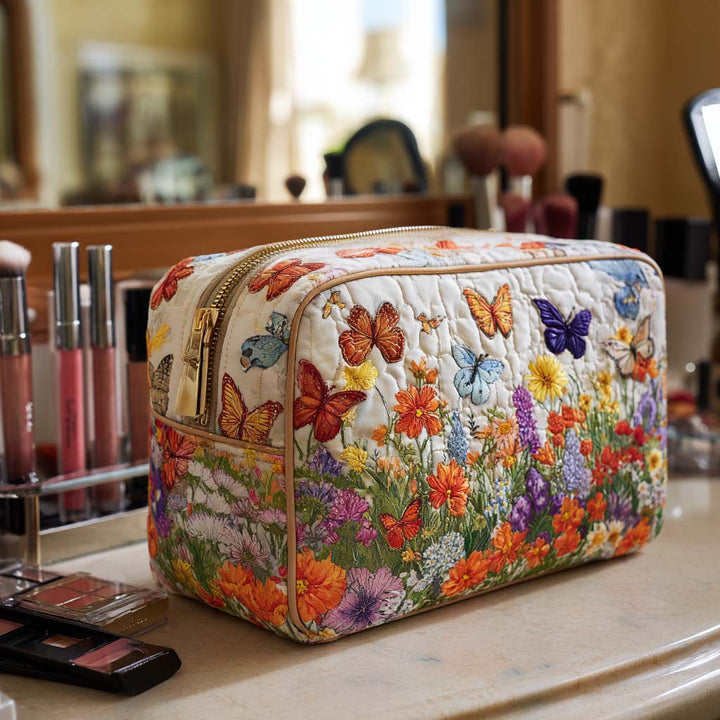 Bloom Garden Quilted Makeup Bag NCU0NT10166