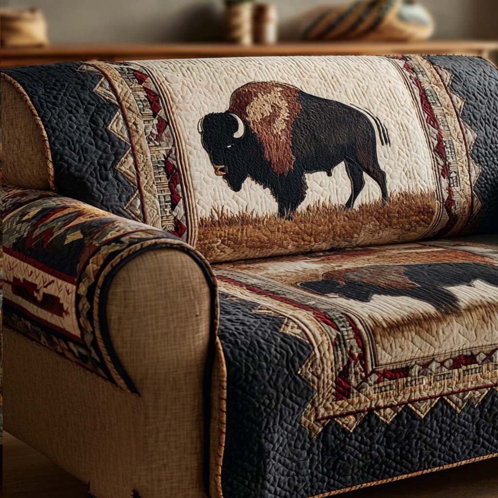 Native Quilted Sofa Cover NCU0VT284
