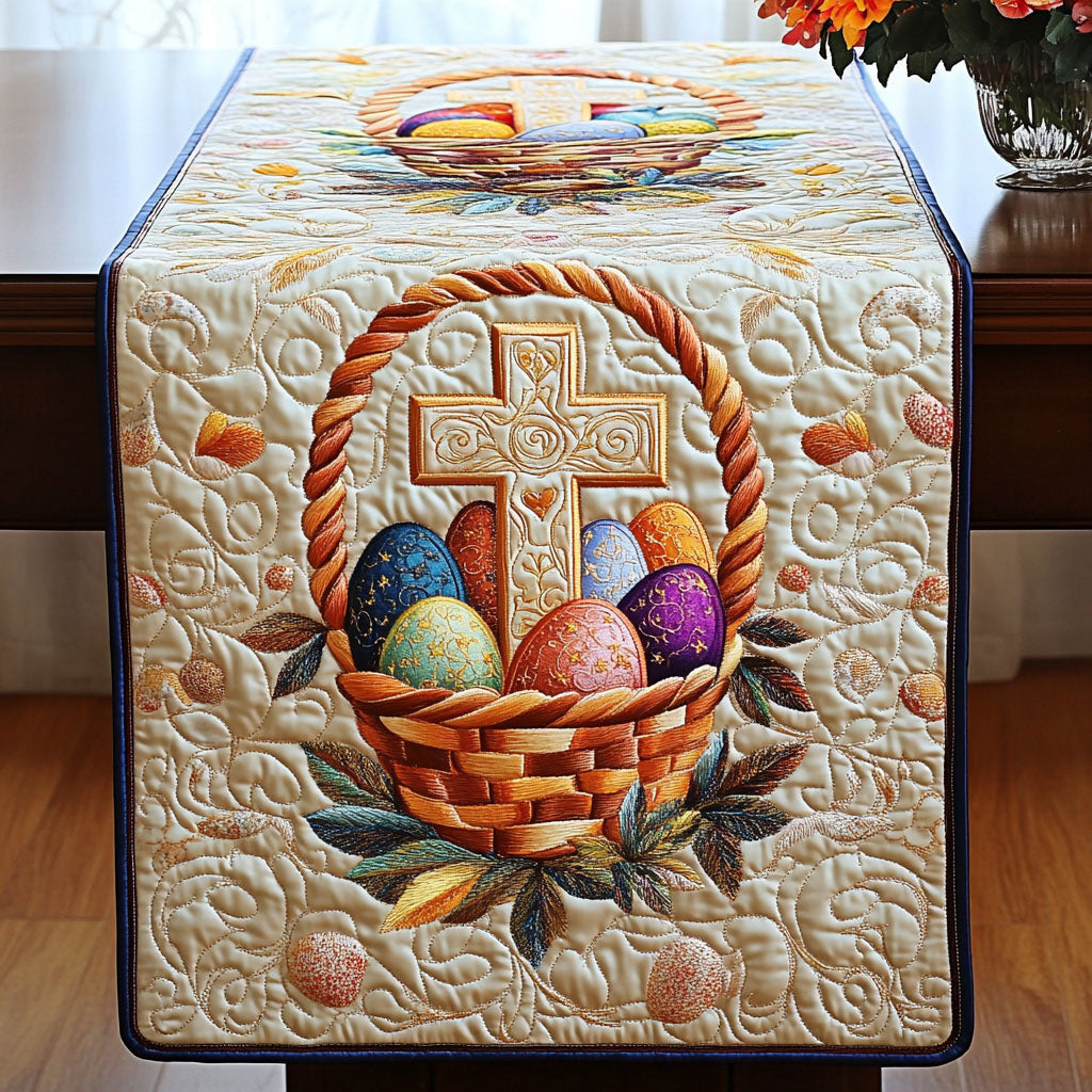 Easter Quilted Table Runner NCU0VT101