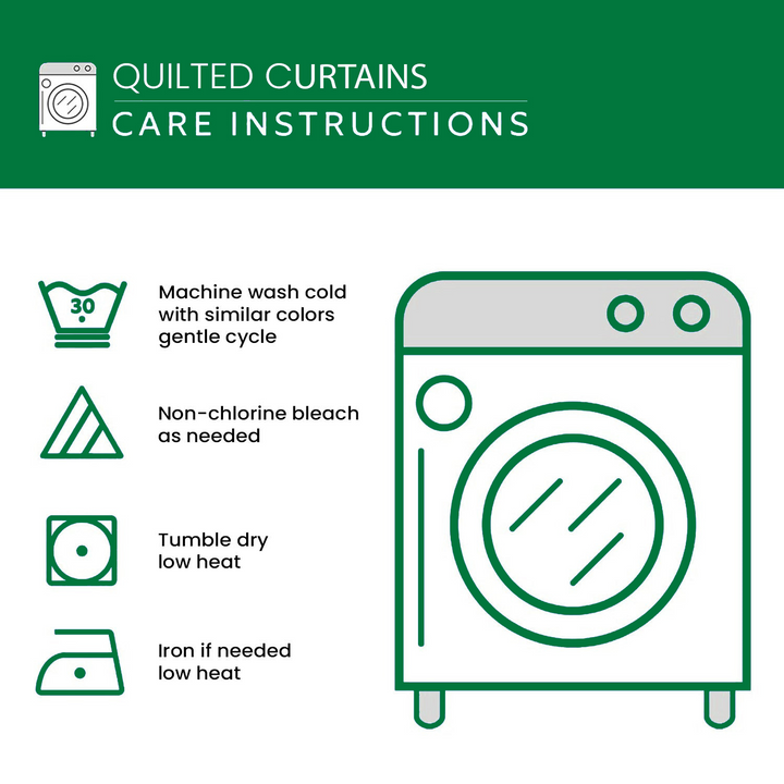Timeless Volumes Quilted Curtains NCU0DV9381