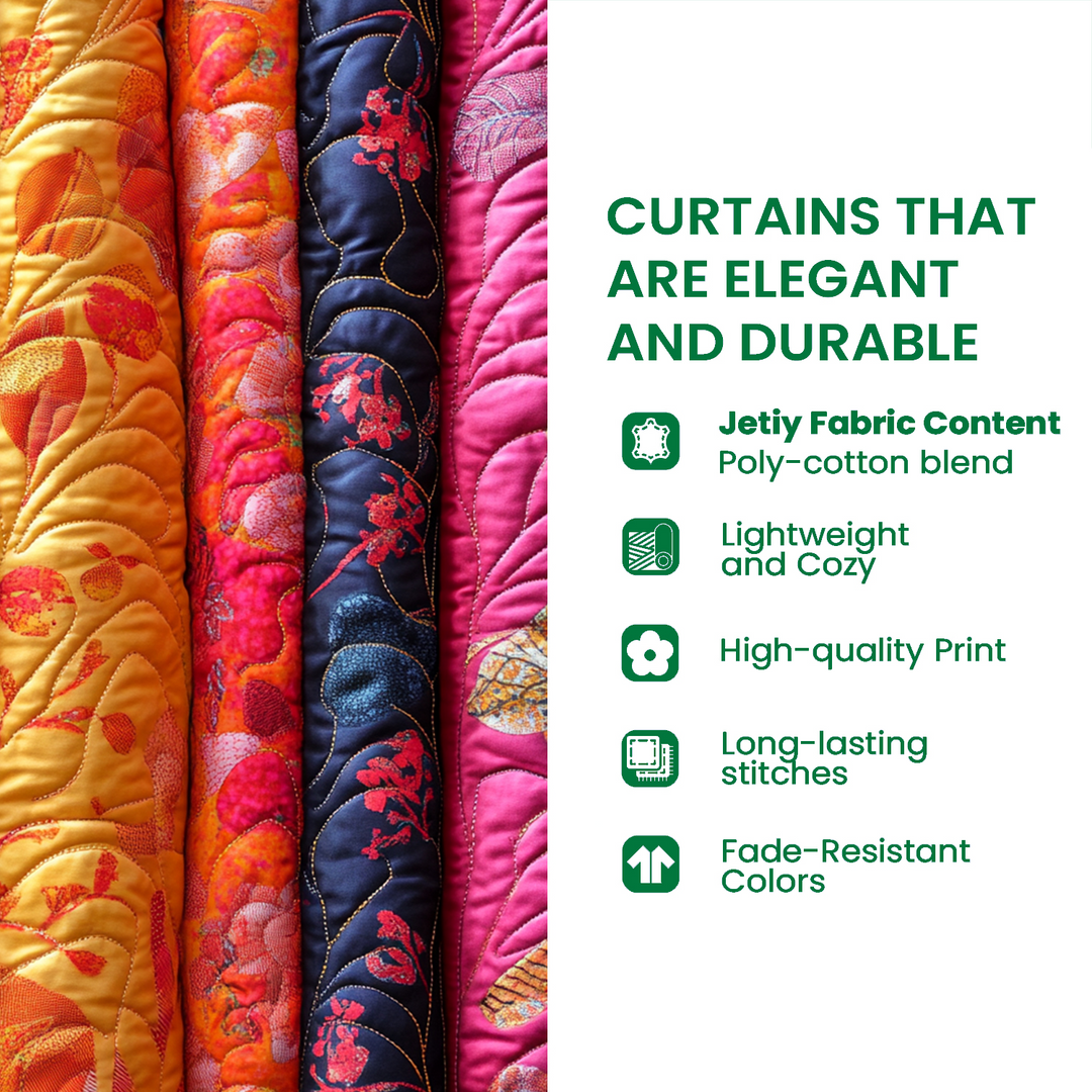 Snowman Scene Quilted Curtains NCU0DK11337