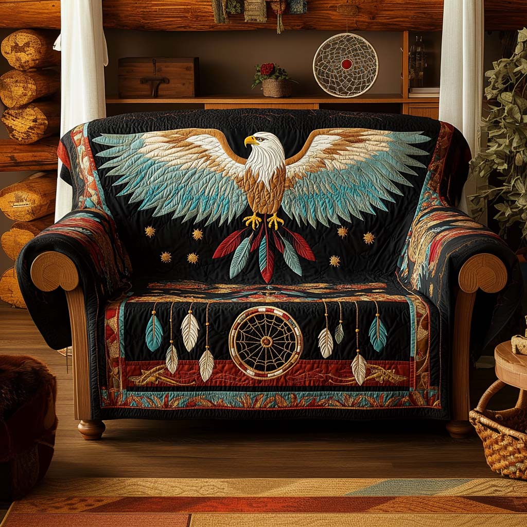 Native Quilted Sofa Cover NCU0VT284
