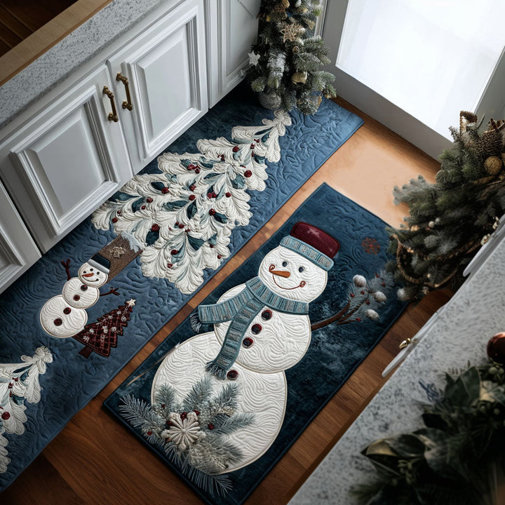 Frosty Bliss Kitchen Area Rug NCU0PT10151