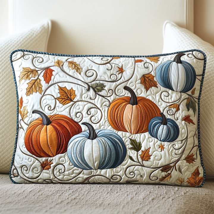 Golden Pumpkin Days Quilted Bedding Pillow Case NCU0NT8857