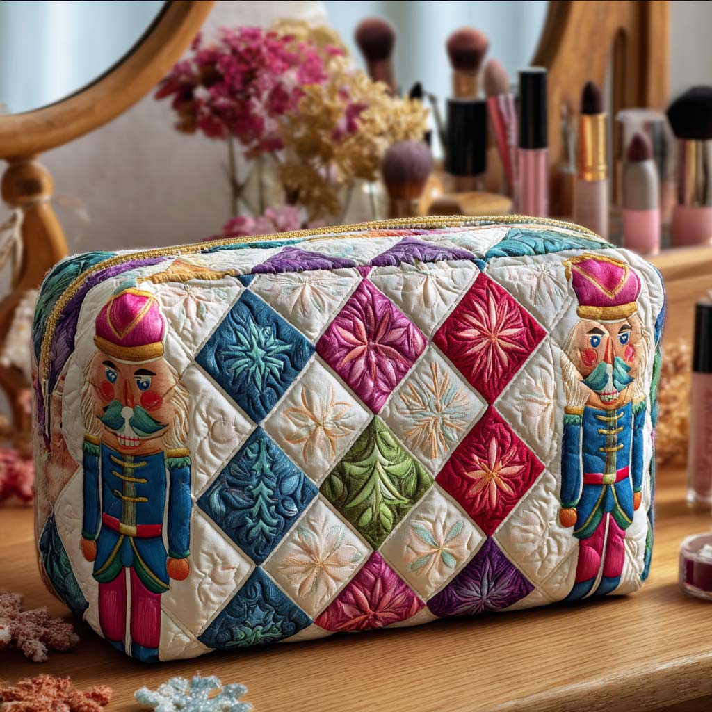 Holiday Sentinel Quilted Makeup Bag NCU0PT9503