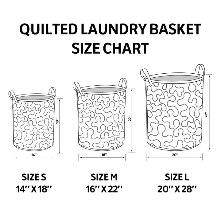 Sunsetbloom Tropical Paradise | Quilted Laundry Basket