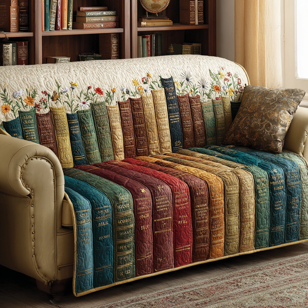 Reading Quilted Sofa Cover NCU0VT348