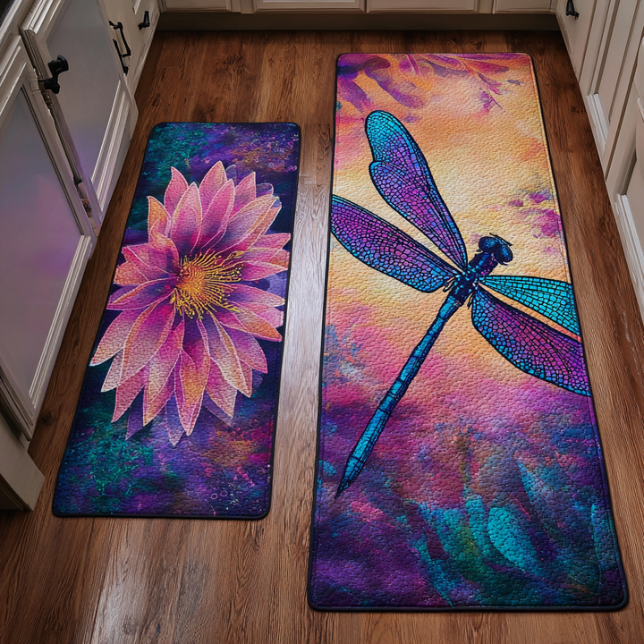 Lovely Dragonfly Kitchen Area Rug NCU0DK10930