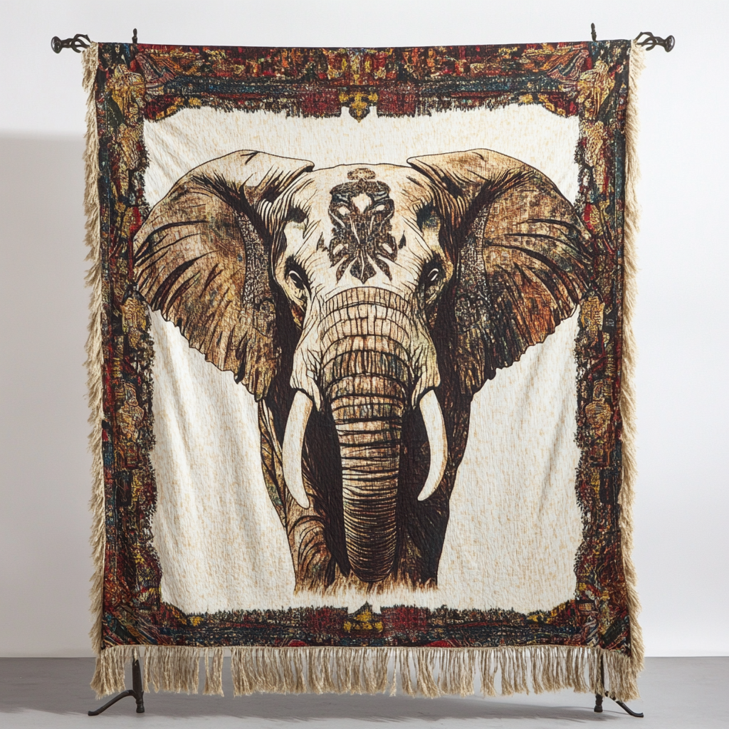 Majestic Tusk Woven Sofa Blanket NCU0DK5442