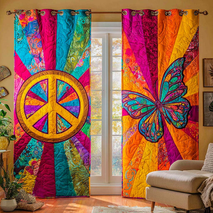 Peaceful Flight Quilted Curtains NCU0XD1571