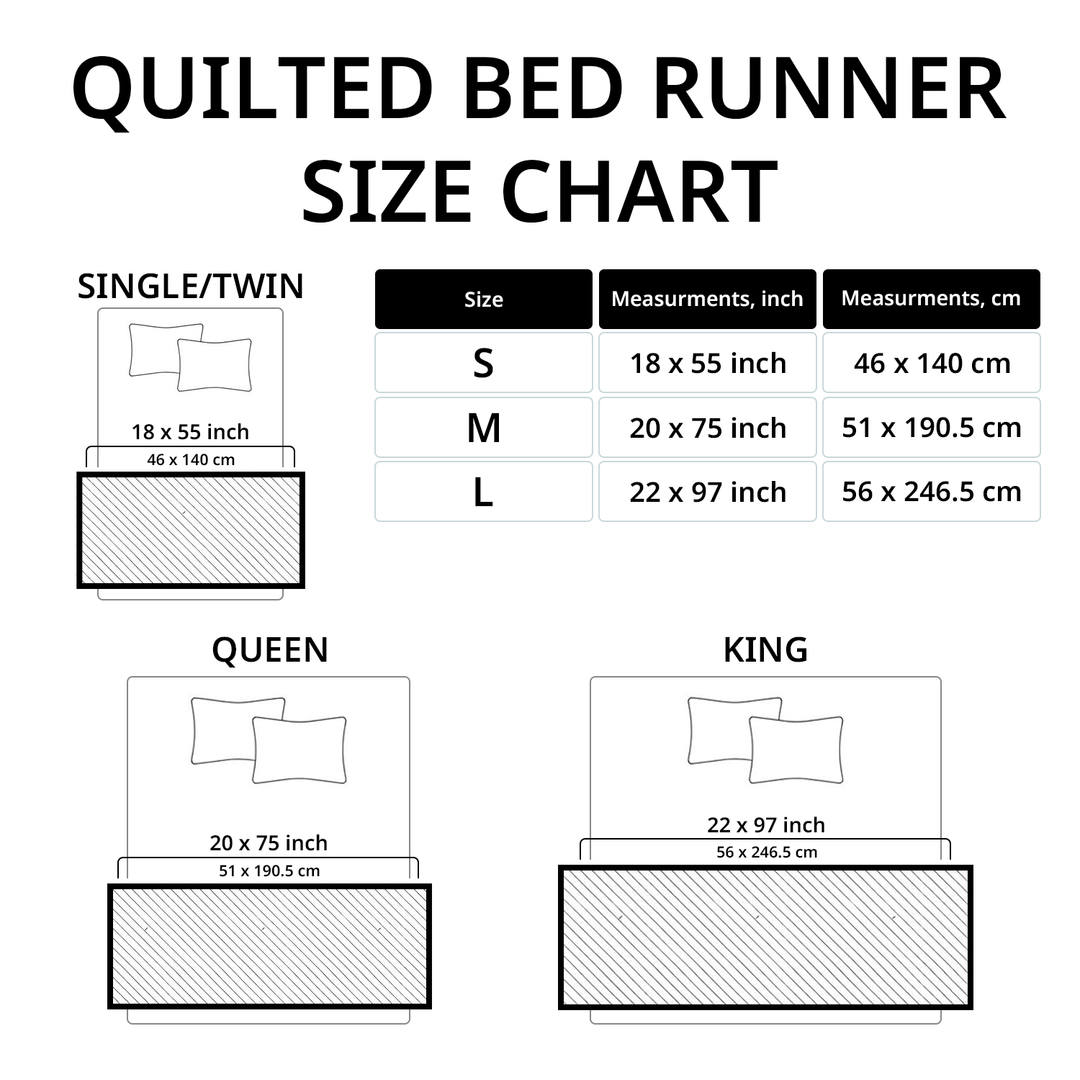 Heritage Library Quilted Bed Runner NCU0TV1373