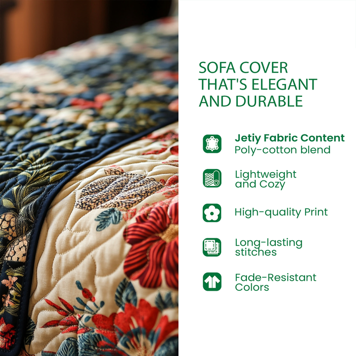 Hippie Vibes Quilted Sofa Cover NCU0DK10847