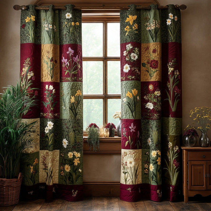 Wildflower Dreams Quilted Curtains NCU0PT11231
