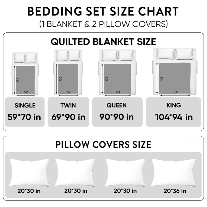 Ocean 3-Piece Quilted Bedding Set NCU0VT151
