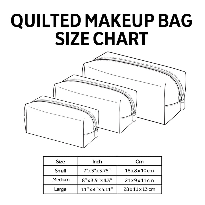 Groovy Waves Quilted Makeup Bag NCU0PT9289